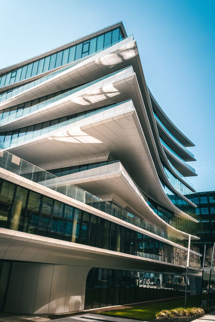 services-03 A striking example of modern architecture showcasing sleek lines and innovative design in Vilnius, Lithuania.